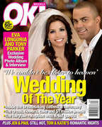 Ok magazine cover Eva Longoria Tony Parker wedding