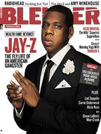 Jay-Z @ Blender Magazine decembrie 2007 - coperta
