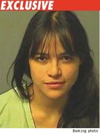 Michelle Rodriguez mug shot