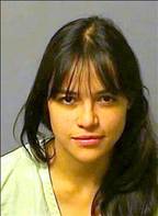 Michelle Rodriguez mug shot