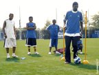 Snoop Dogg & David Beckham @ "The Father Hood" reality show