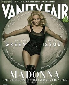 Madonna pe coperta revistei "Vanity Fair"