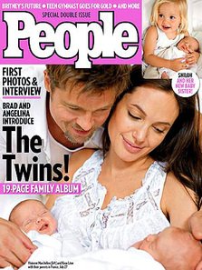 Gemenii Jolie-Pitt: Knox Leon & Vivienne Marcheline - primele poze