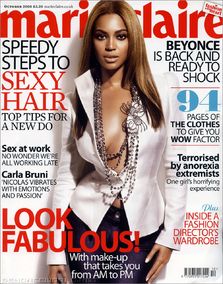 Poza zilei: Beyonce in Marie Claire UK