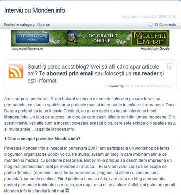 Interviu Sorin Rusi