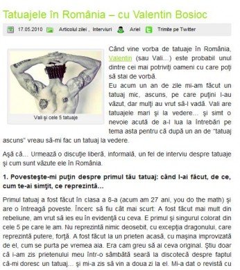 Vali - tatuaje