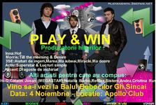 Primul concert Play & Win
