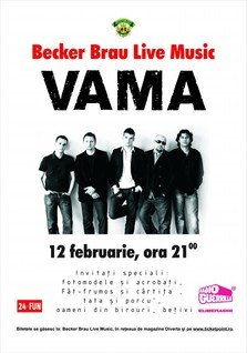 CONCURS! Invitatii @ concert VAMA