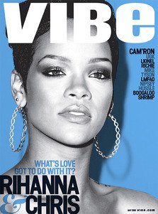 Rihanna pe coperta Revistei "Vibe"