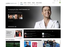 Noul site oficial Justin Timberlake