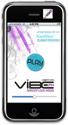 Asculta Vibe FM pe iPhone