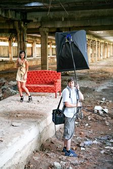 Exclusiv: making-of: sedinta foto Elena (ex Dj Project)