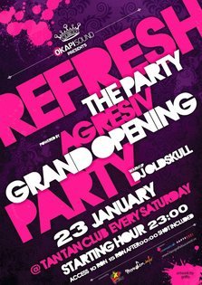 Concurs: 3 invitatii duble @ Refresh Party (23 ianuarie)