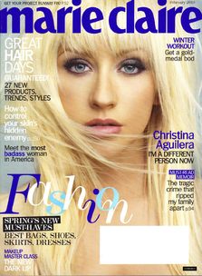 Christina Aguilera: Photoshooting @ Marie Claire Magazine & info album
