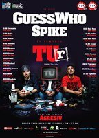 Afis + lista orase turneu national Guess Who & Spike - TU-r