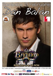 Concert Dan Balan @ Club Bamboo