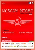 Moscow Night: Pushkarev & Katya Vanilla / Chriss @ Kristal Glam Club (19 februarie)