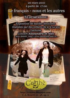 Alexandra & Alec live in C'arthe (sambata, 20 martie)