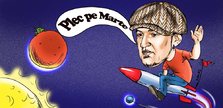 Caricatura zilei: Smiley & plecarea sa pe Marte