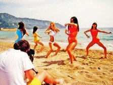 Poze filmari videoclip Andreea Balan - Trippin'