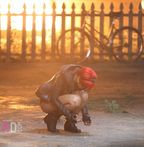 filmari videoclip eminem si rihanna - love the way you lie - 2