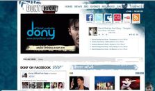 Dony si-a lansat site-ul oficial