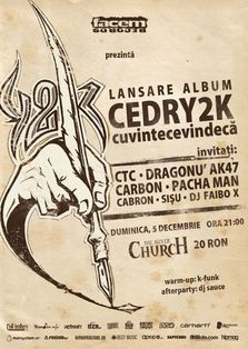 CONCURS: Castiga invitatii duble la lansarea lui Cedry2k