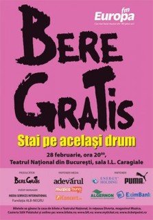 Concert Bere Gratis la Teatrul National