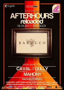 AfterHours Reloaded @Barocco Bar