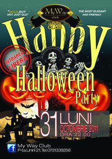 Happy Halloween Party in My Way Club
