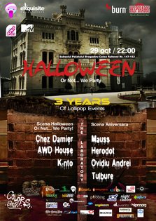 Halloween or Not... we party @ Palatul Bragadiru