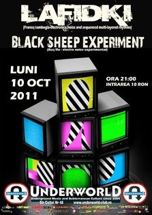 Electro Party cu Lafidki si Black Sheep Experiment in Underworld