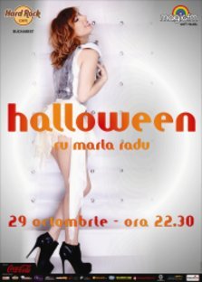 Halloween Party. Concert Maria Radu in Hard Rock Cafe