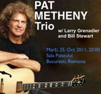 Pat Metheny Trio in concert la Sala Palatului