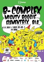 B-Complex & Mighty Boogie in Setup Venue