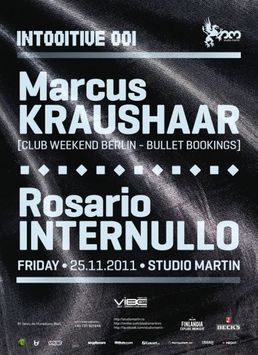INT00ITIVE 001 cu Marcus Kraushaar si Rosario Internullo