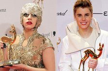 Justin Bieber, Lady Gaga - Live la Bambi Awards (videoclip)