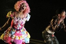 Willow Smith si Nicki Minaj - Fireball (poze filmari videoclip)
