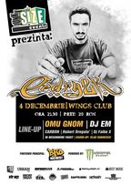 Concurs cu 2 invitatii: Concert Cedry2k in Wings Club!