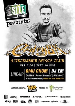 Concurs cu 2 invitatii: Concert Cedry2k in Wings Club!