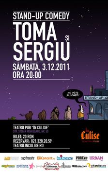 Stand-up Comedy cu Toma si Sergiu - In Culise