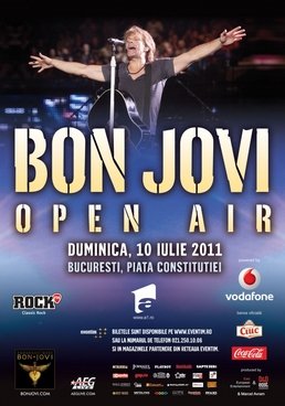 Concert Bon Jovi in Piata Constitutiei din Bucuresti