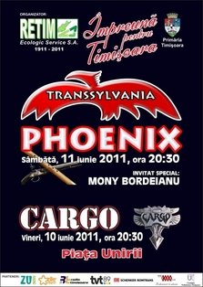 Concert Phoenix la Timisoara in Piata Unirii
