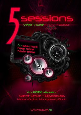 5 Sessions: Silent Strike + Discoballs + Minus+ Gojira + Montgomery Clunk @The Ark