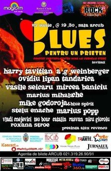 Concert Caritabil: BLUES PENTRU UN PRIETEN