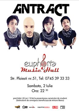 Concert Antract la Cluj Napoca!