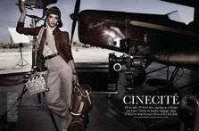 Diana Dondoe pentru Louis Vuitton si Elle Spania