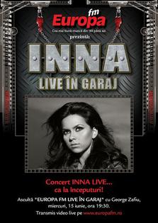 INNA live in Garajul Europa FM