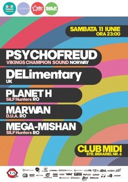 Psychofreud si Dj Delimentary in Club Midi din Cluj Napoca Amanat