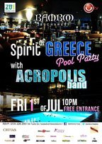 Spirit of Greece- Pool Party@ Bamboo